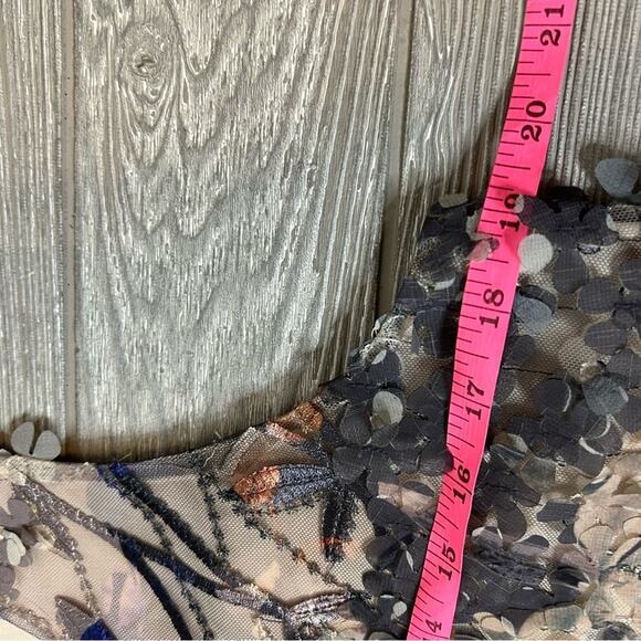 Lola & Sophie embroidered 3D floral tank top sz S - Picture 7 of 8